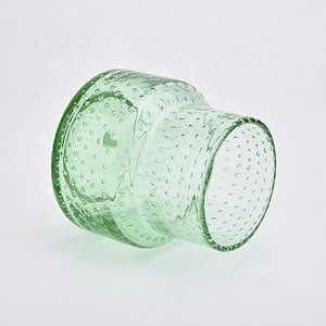 17oz Transparent Green Candle Jars Home Decor Wholesales