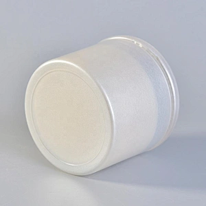 10oz Hot sales white crystal glass candle jars luxury with lid