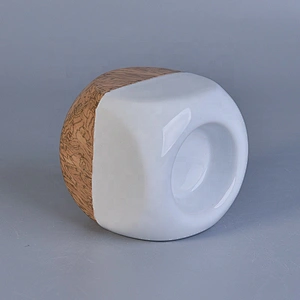 Special glaze ceramic white votive candle holder home decoration suppliers