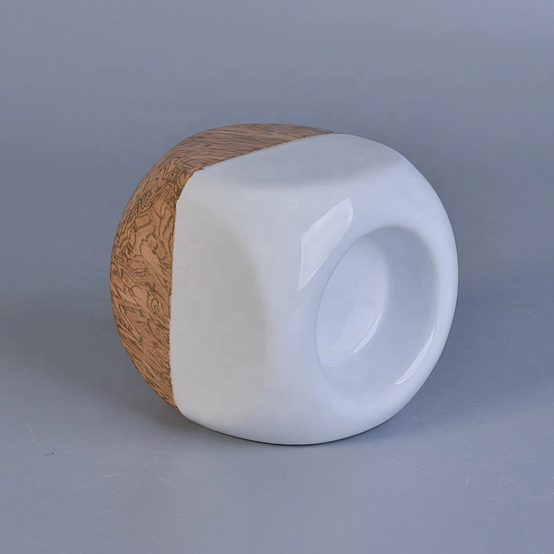 Special glaze ceramic white votive candle holder home decoration suppliers