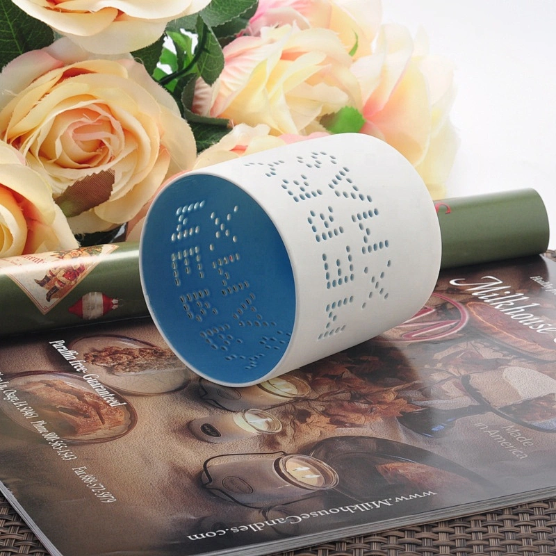 Christmas logo printing bling candle holder for church