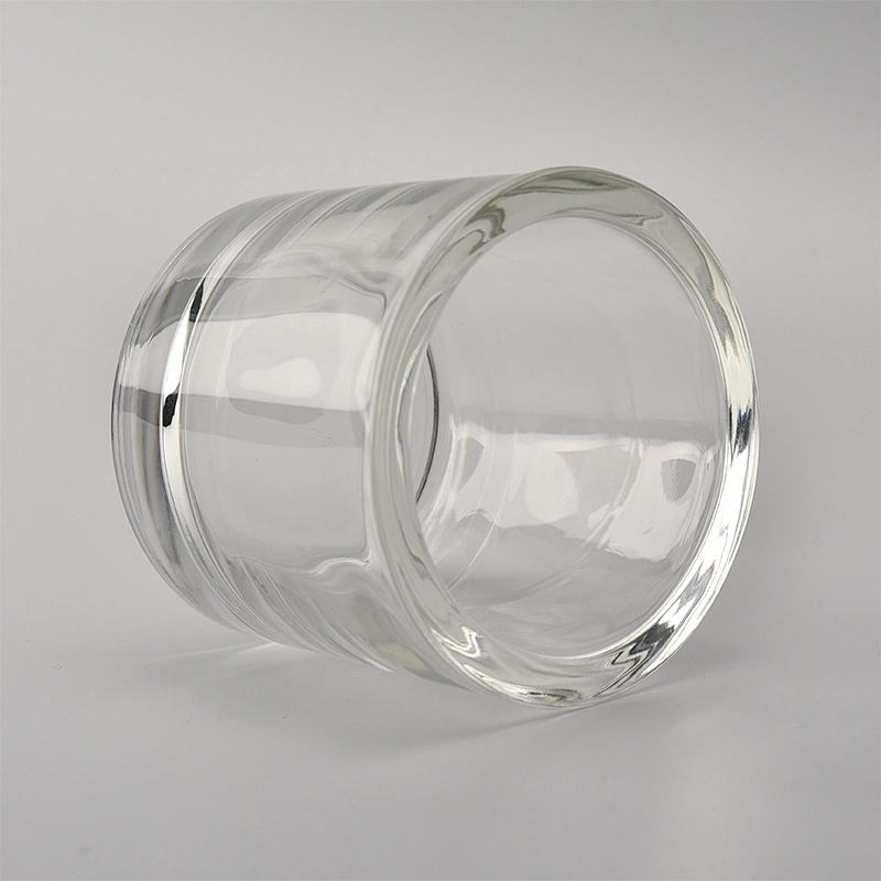 thick wall glass tealight holder, wedding candle holder