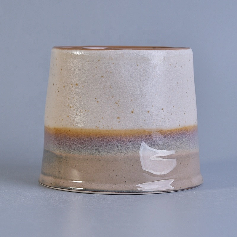 Empty handmade ceramic candle jars votive scented candle holders wedding occasion wholesales