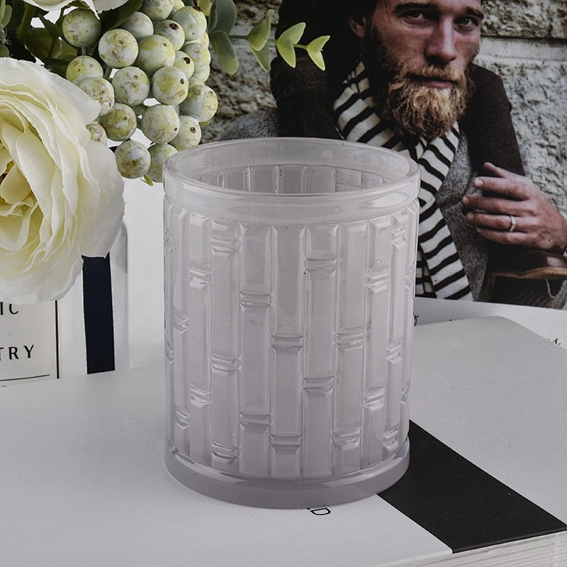 Sunny supplier frosted glass candle holders home decoration