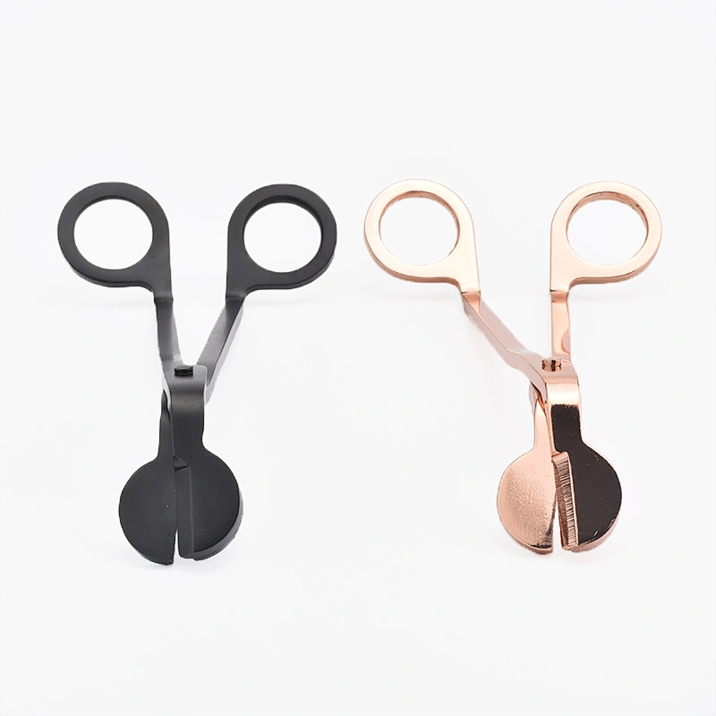 Customized  logo candle wick trimmer rose gold wick trimmer wholesale