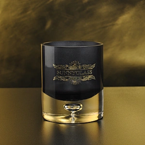 25+years brand cooperation Luxury tealight glass candle jar 10oz