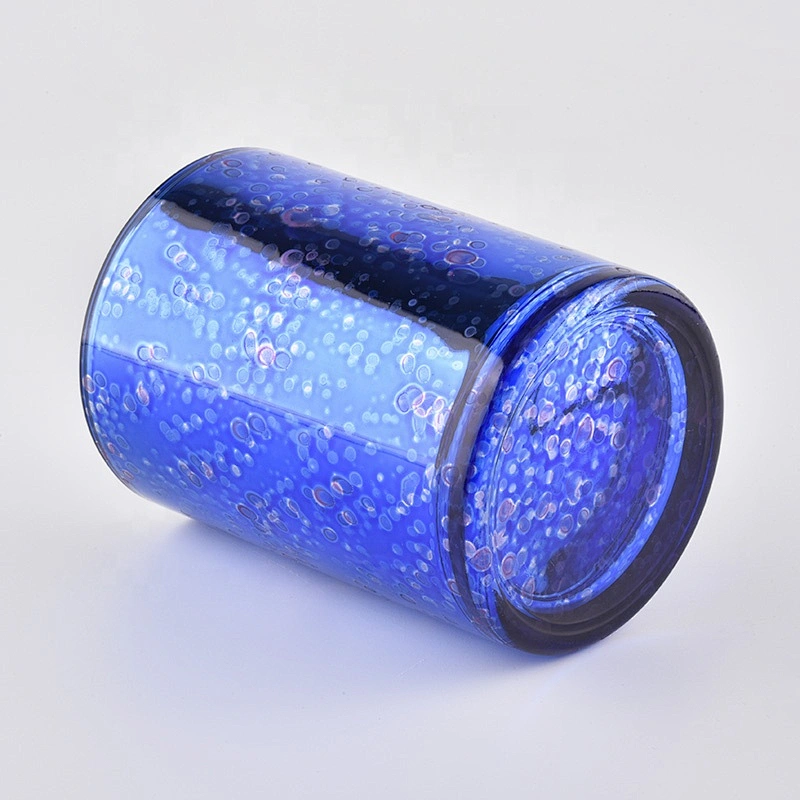 Customized decoration decorative glass candle jars for centerpieces for weddings