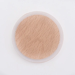 3 inch wooden lid for jars , candle container cover