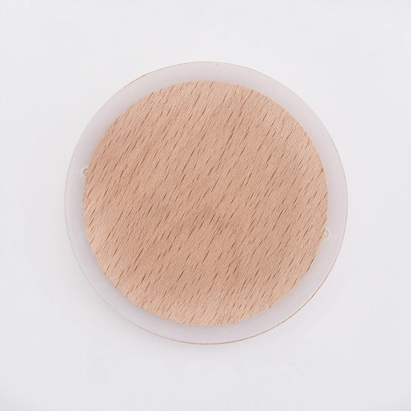 3 inch wooden lid for jars , candle container cover