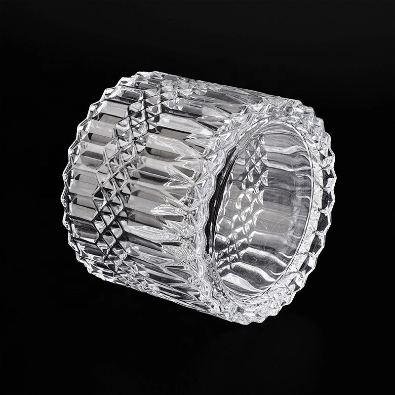 Antique embossed glass votive candle holder home decor wholesale