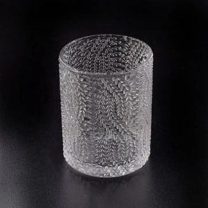 Home goods crystal Glass Candle cup decorative candle jar home Decor