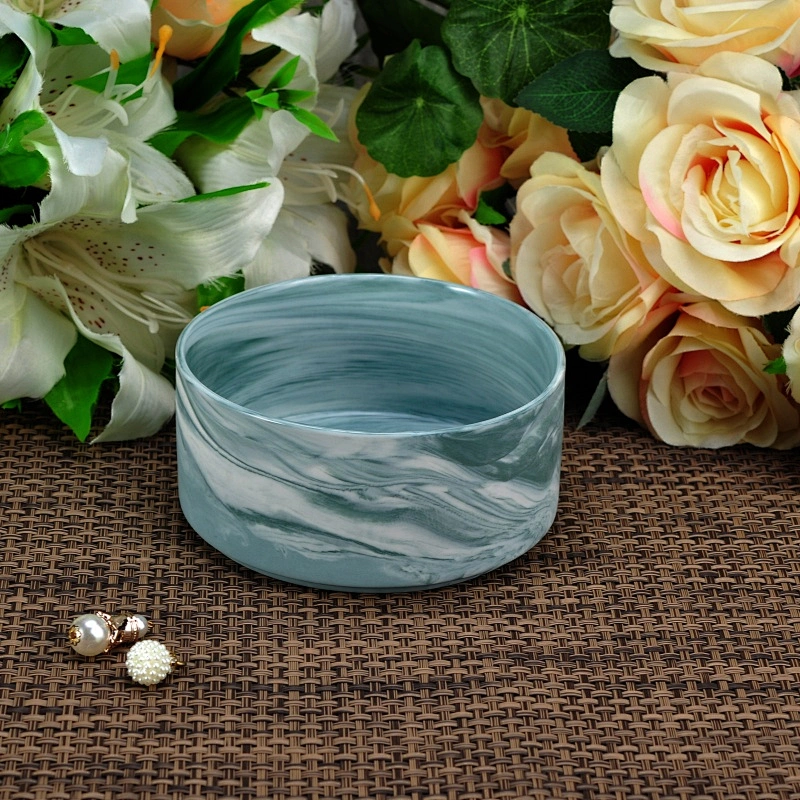 Home decoration vintage hurricane ceramic candle holder
