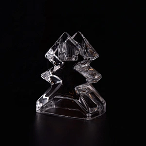 Christmas tree glass candle stands candlesticks wedding decor party decor