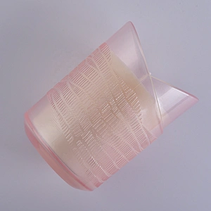 Hot sales custom pink heart design Glass candle jars