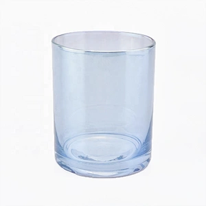 Sunny custom iridescent glass candle holders for home decoration