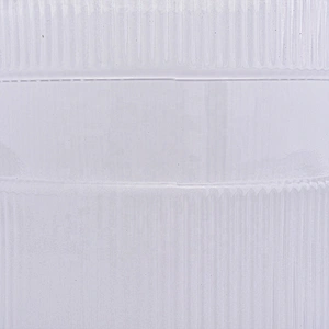Cylinder customized striped candle vessel glass candle holder home decoration