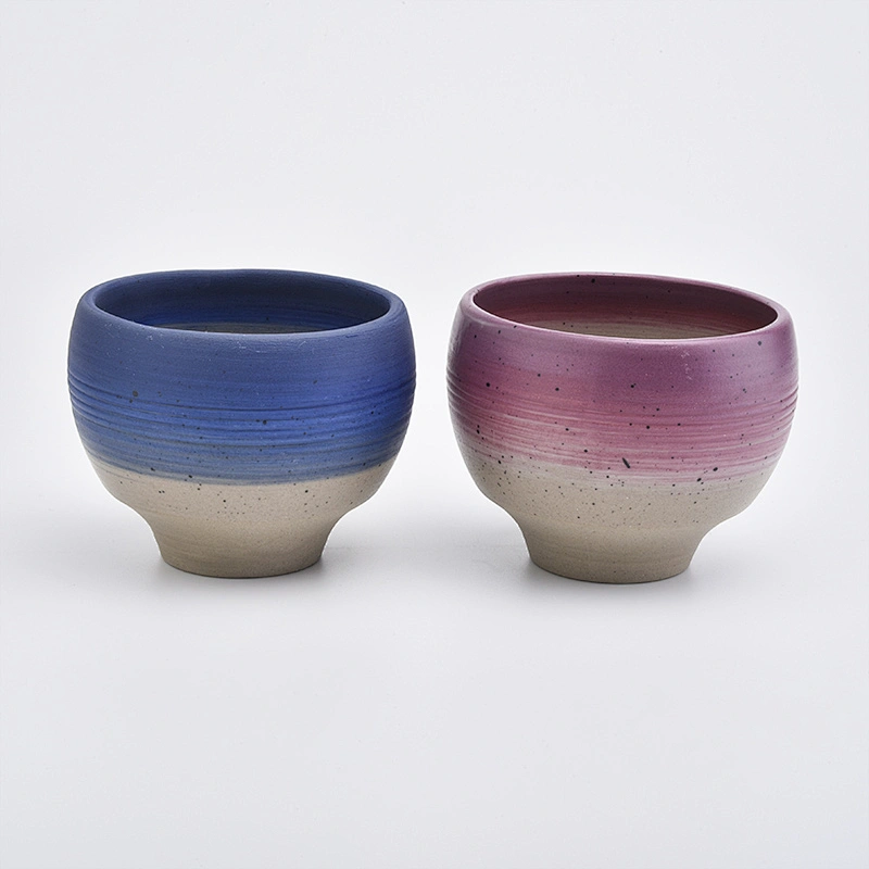 Indoor decorative tealight candle stick ceramic candle holder for home decor