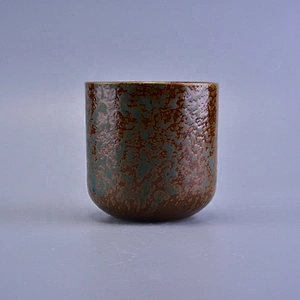 400ml Cylinder ceramic candle jar tealight candle cup wholesales