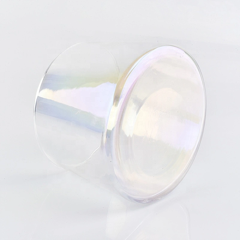 Clear customized candle vessel glass candle jar wedding centerpieces wholesales