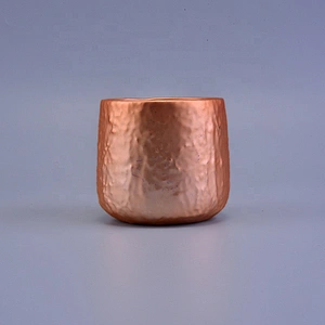 OEM ODM Luxury Supplier gold ceramic candle holders