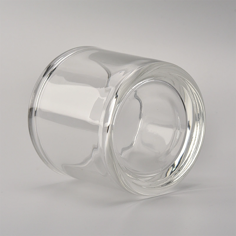 thick wall glass tealight holder, wedding candle holder