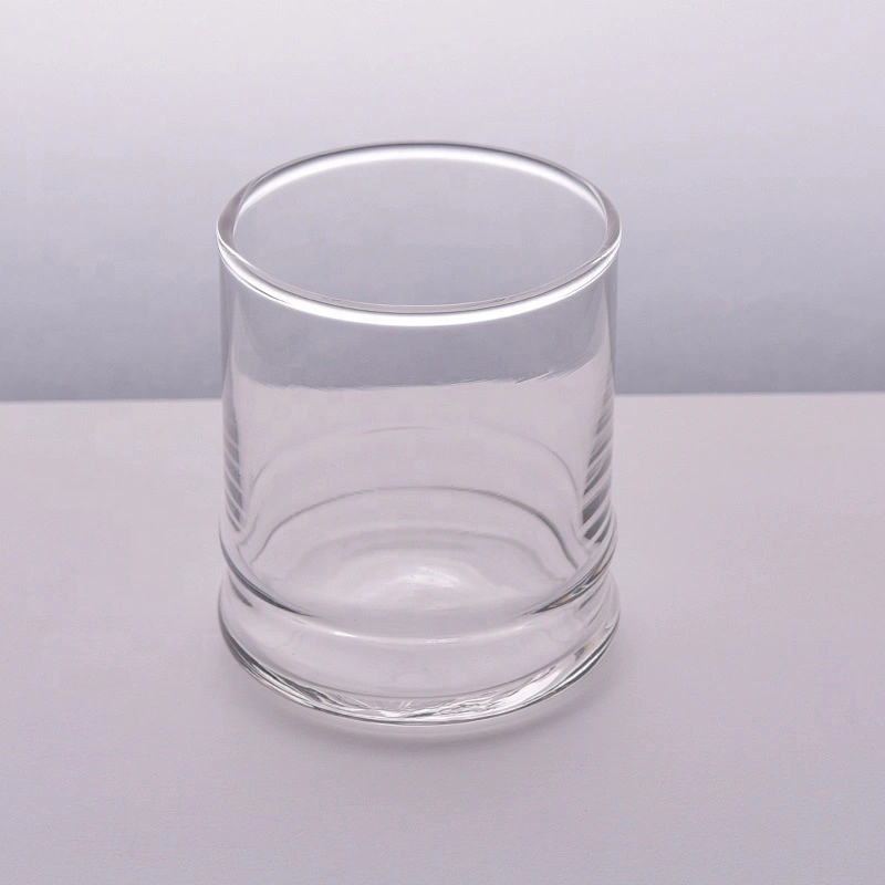 Clear machine blown candle holder glass tea light candle jar home decorative factory