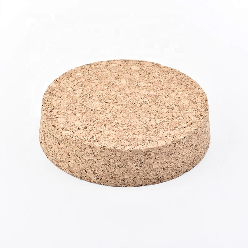 customized  lid for candle holder cork lid for customized size in bulk