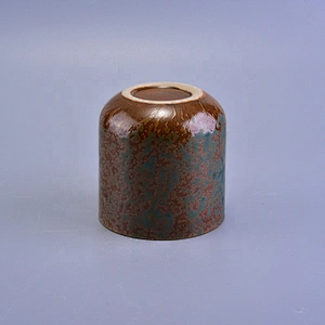 400ml Cylinder ceramic candle jar tealight candle cup wholesales