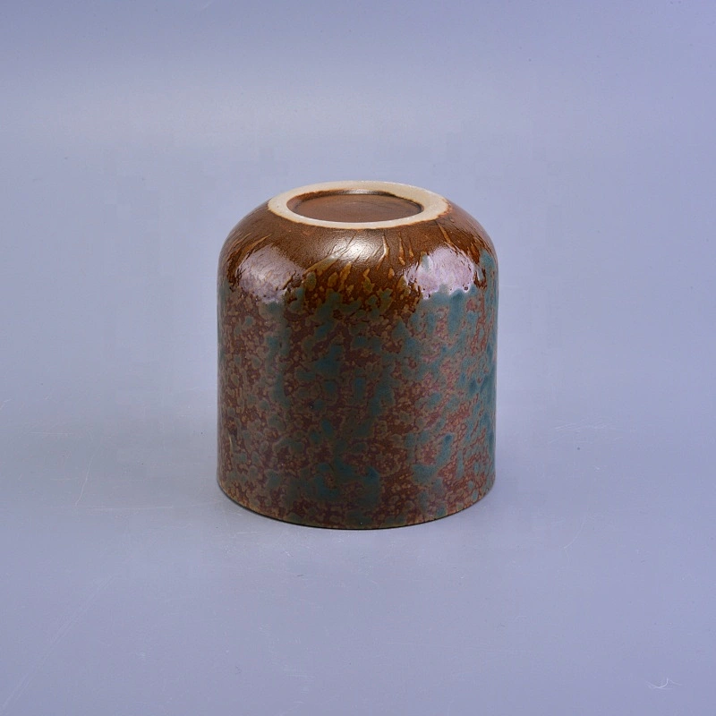 400ml Cylinder ceramic candle jar tealight candle cup wholesales