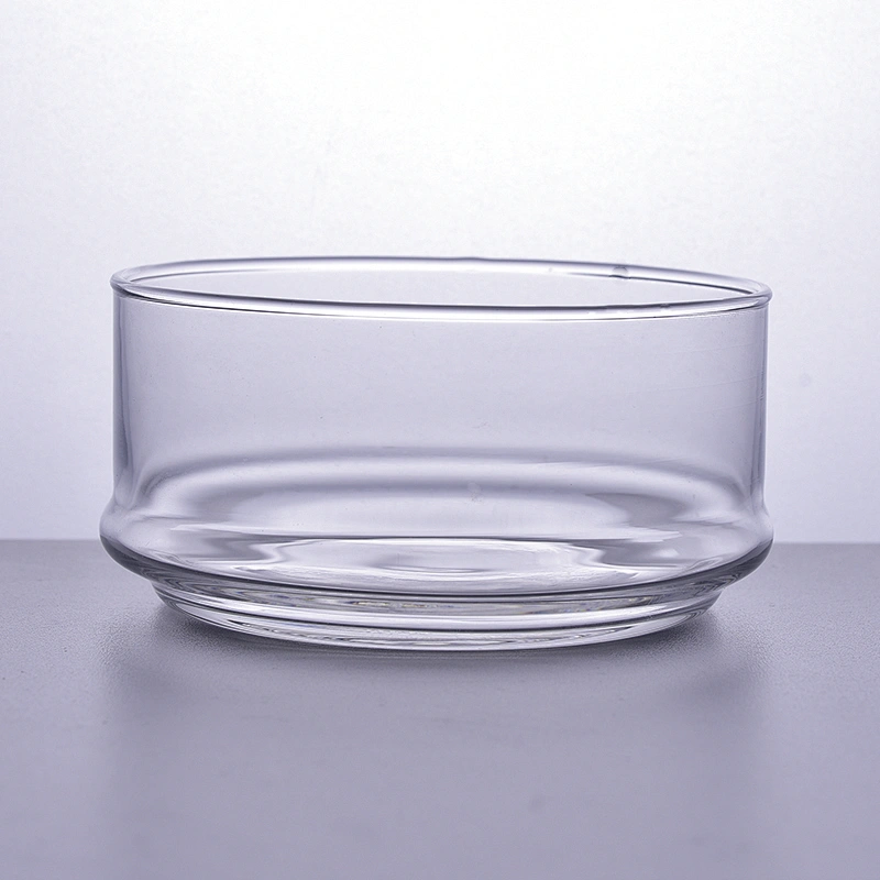 Transparent candle container glass candle vessel wholesales