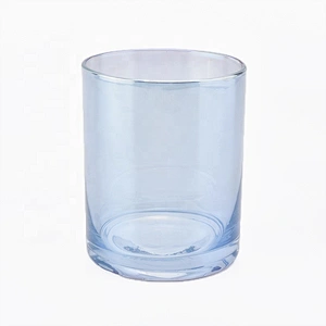 403ML Ion plating Glass Candle Jar for Decor