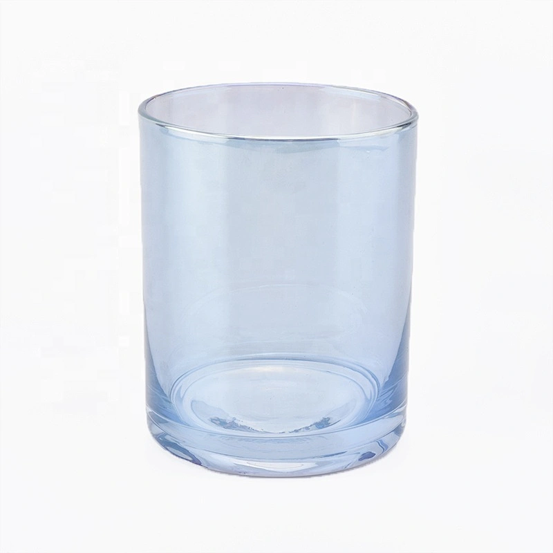 403ML Ion plating Glass Candle Jar for Decor