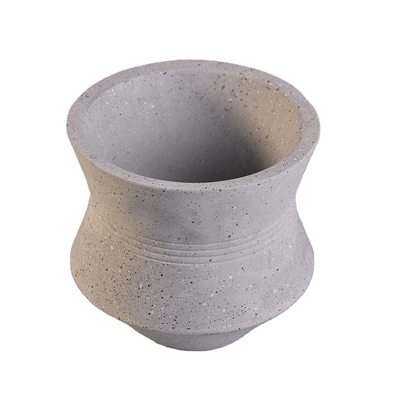 Wholesales custom votive grey luxury cement concrete candle jar 8oz 10oz 14oz