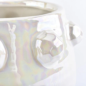 Church white glazed customized ceramic candle vessels votive scented candle holders wedding decorative use
