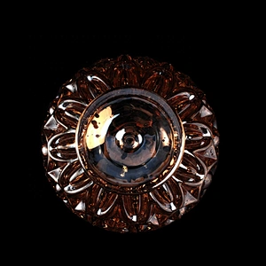 Wholesale decorative geometric clear candle glass holder