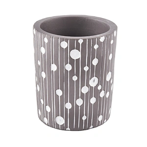 unique concrete candle jars wholesale
