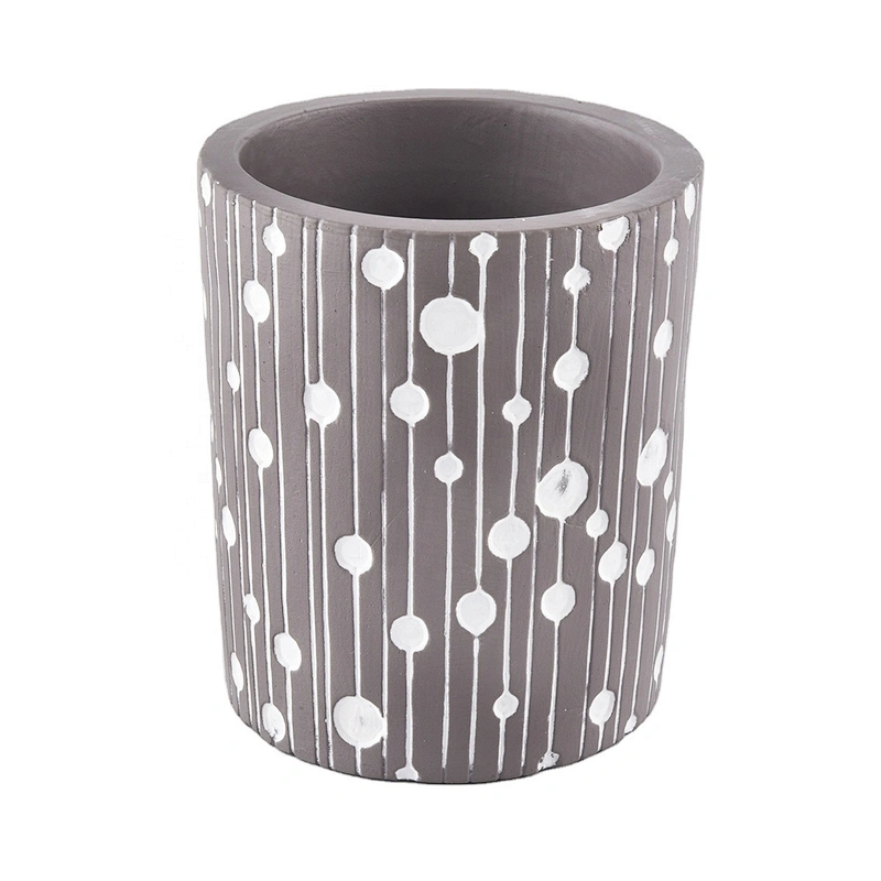 unique concrete candle jars wholesale