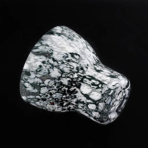 Wholesale irregular glass candle holders snake skin home decoration