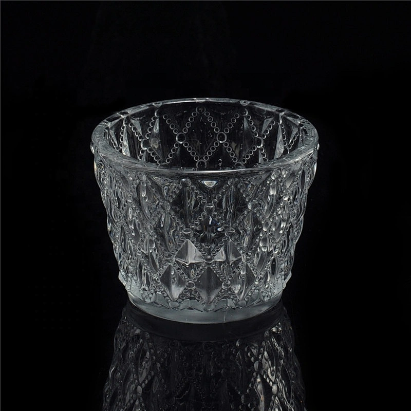 Wholesales tealight gold luxury candle glass tumbler