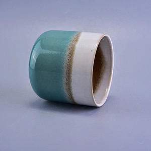 Cylinder ceramic votive candle container wholesales