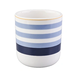 Sunny handmade empty luxury candle ceramic vessels 10oz 20oz