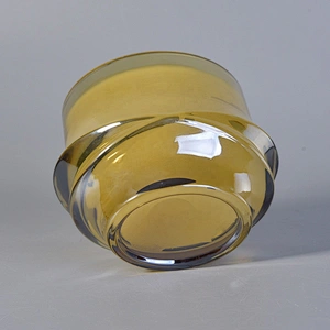 Sunny X-design luxury golden glass candle jars home decoration