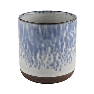 colorful glazed ceramic candle holders for Christmas