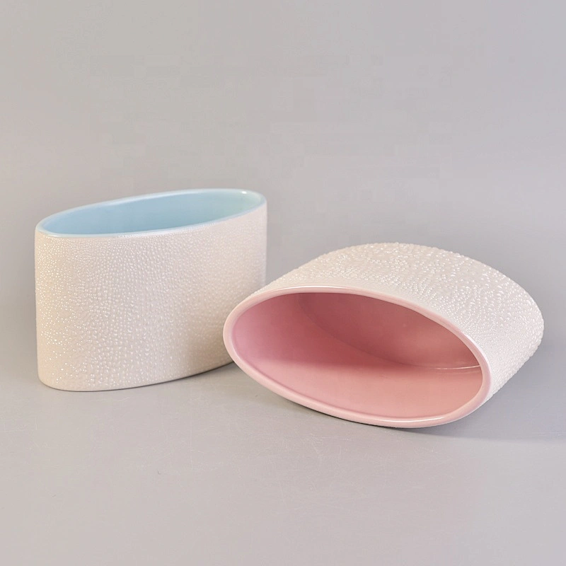 440ml Handmade glazed ceramic scented candle holders party decoration wholesales