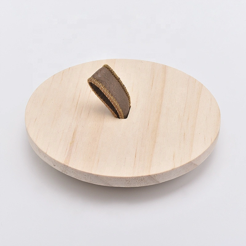 Custom wood lids for candle holder supply