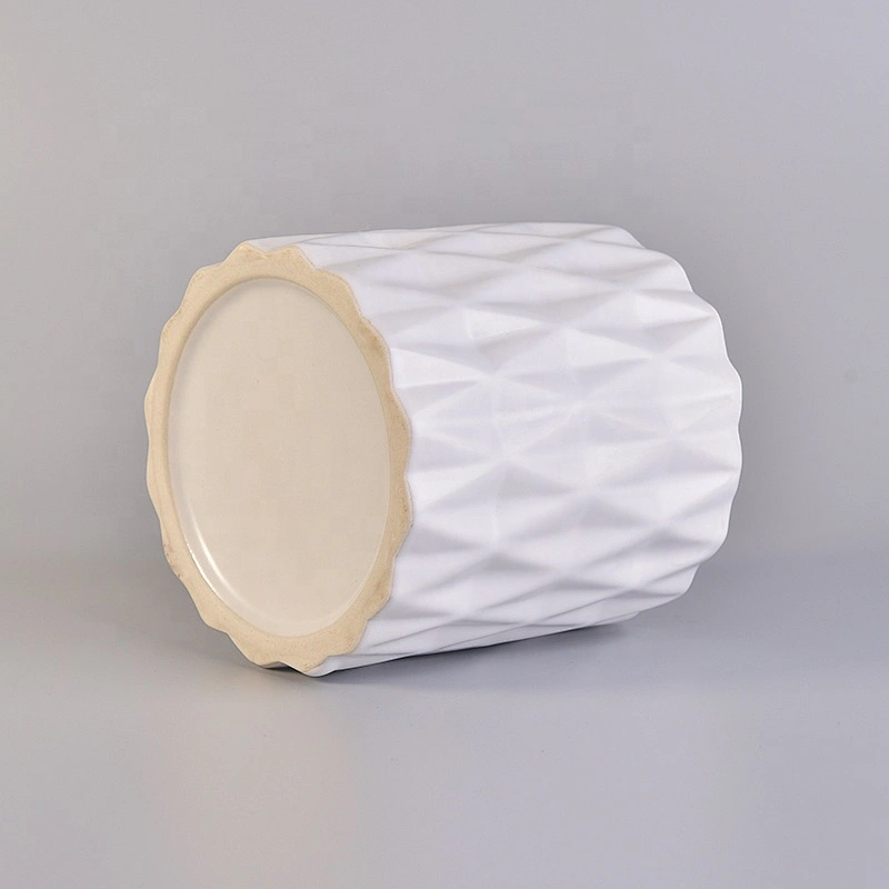 Plating ceramic votive candle vessel customized candle holders home decoration use wholesales