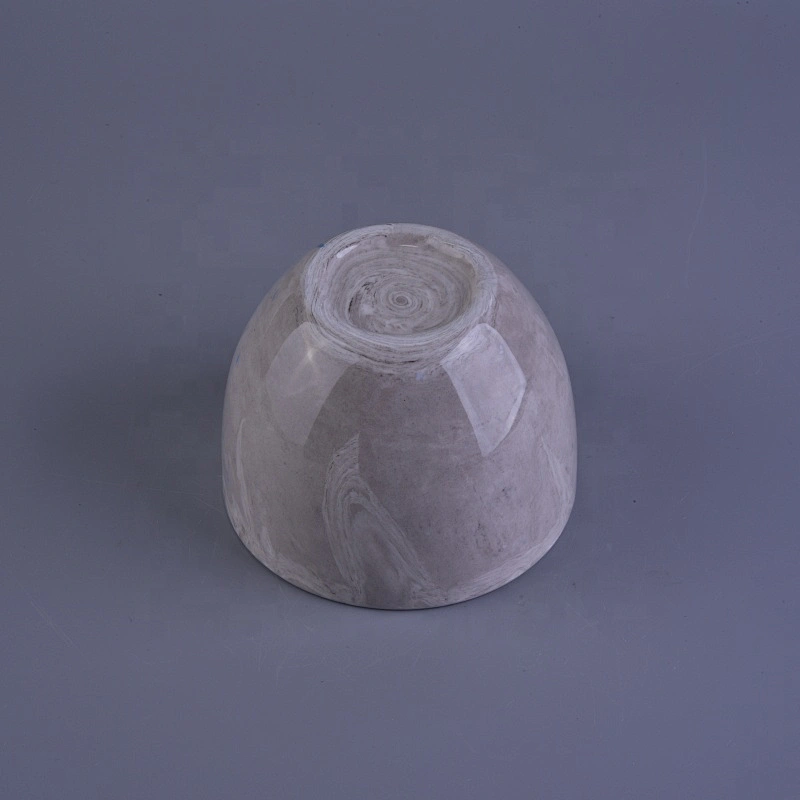 10oz 20oz Suppliers decorative grey candle ceramic jar