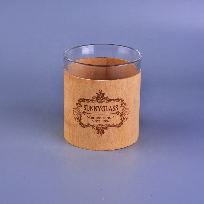6oz 8oz 10oz Sunny scented custom cylinder glass candle holder