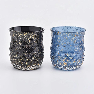 350ML Luxury Design Glass Candle Jar for Decor