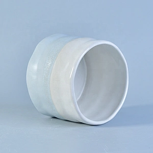 Unique glaze irregular ceramic tealight candle vessel candle containers home decorative use